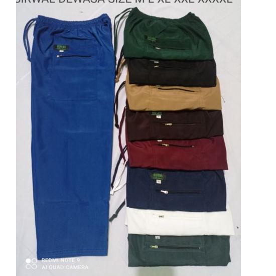 glosir celana sirwal/komprang/pangsi dewasa/celana haji/ celana umroh / celana santai ‑ GRG.28Ja23c