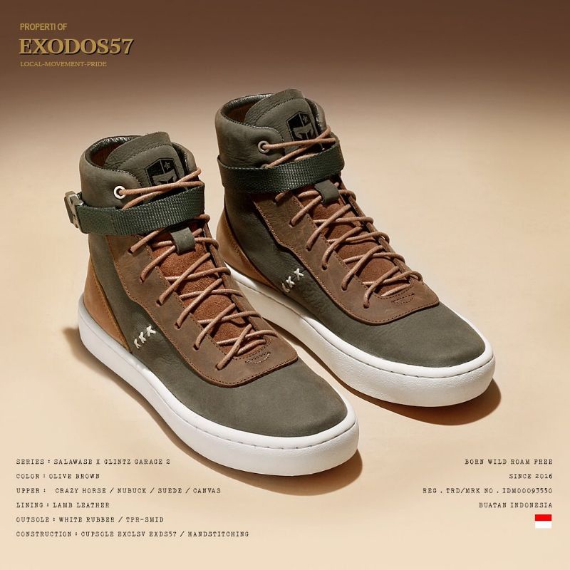 STHIRA | SEPATU EXODOS57 SALAWASE x GLINTZ GARAGE LIMITED EDITION | SEPATU BOOTS |