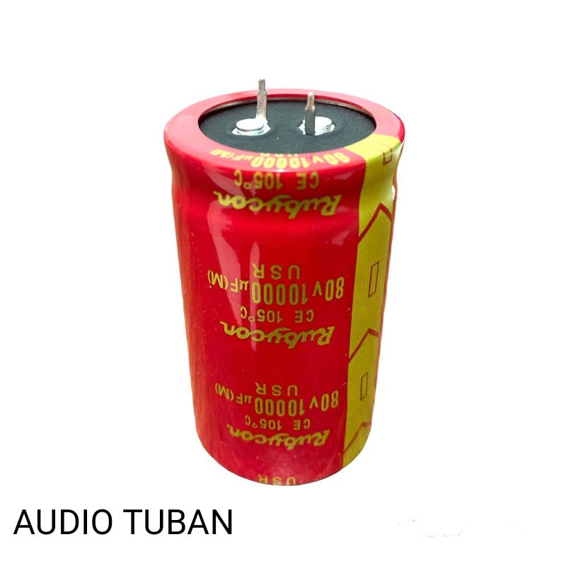 ELCO RUBYCON MERAH 10000uf 80v ORIGINAL