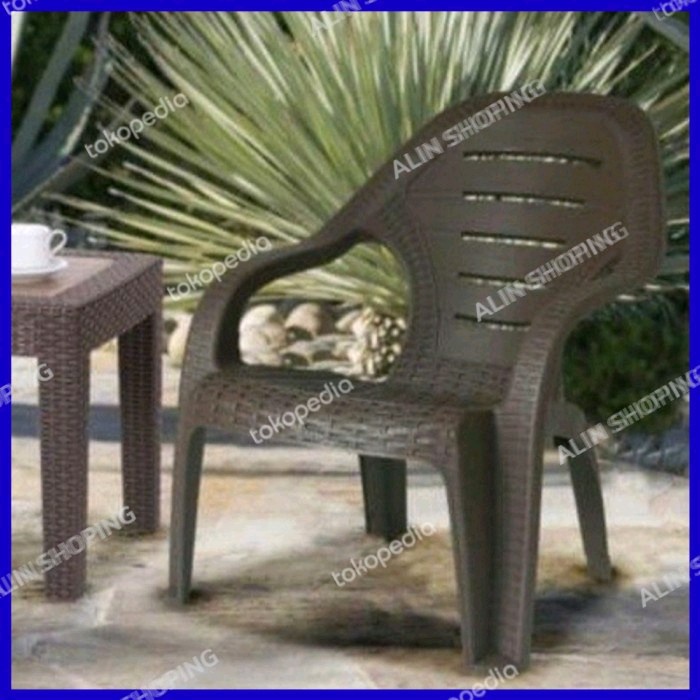 Kusr Kursi Santai Plastik / Kursi Taman / Kursi Pendek