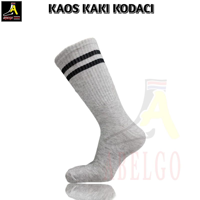 Kaos kaki Old school motif belang/Kaos kaki motif stripe kodaci panjang/Kaos kaki kodaci pe panjang