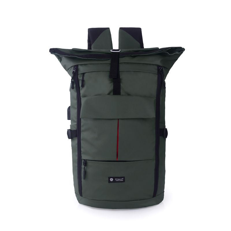 Tas Backpack Pria Wanita Terbaru Tahan Air | Tas Ransel Travelling Adventure Keren Muat Laptop 14 Inch Bahan Bimo Anti Air