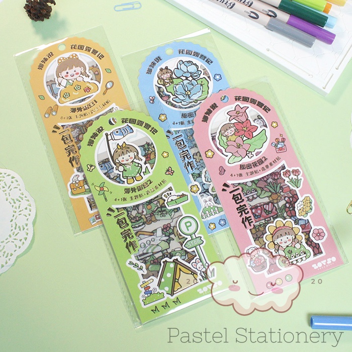 

Namei Goes Sightseeing Diary Deco Stickers - Stiker Lucu