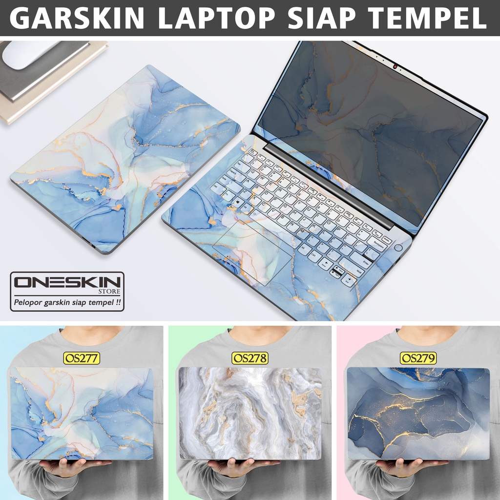 Garskin Sticker Laptop Protector Macbook Full Body Bottom Bezel Palmrest Skin Marble Granite