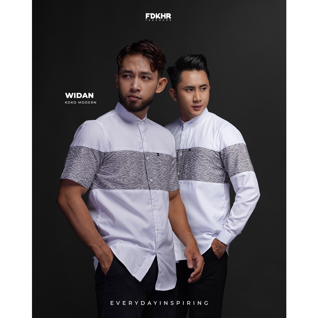 Koko Modern Batik Widan | Fadkhera Makassar | kemeja | Kemeja Fadkhera