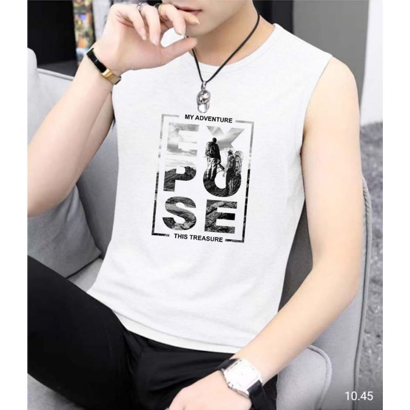 SINGLET PRIA EXPOSE KAOS TANPA LENGAN / LEKBONG PRIA / KAOS DALAM