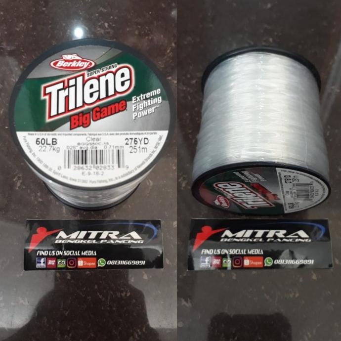 Mono Fi Senar Berkley Trilene Big Game 50 Lbs