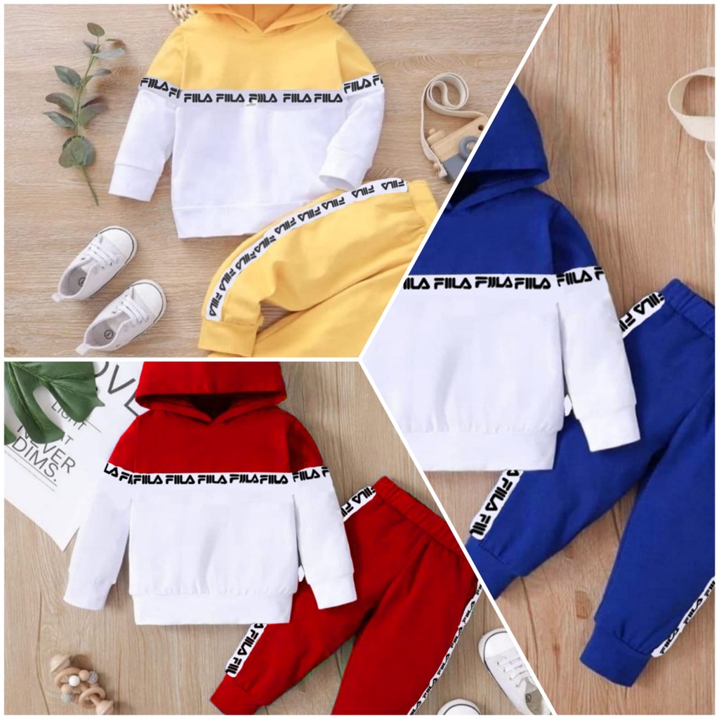 Setelan Hoodie Anak Laki Laki Dan Perempuan Setelan Sweter Anak 1 - 8 Tahun