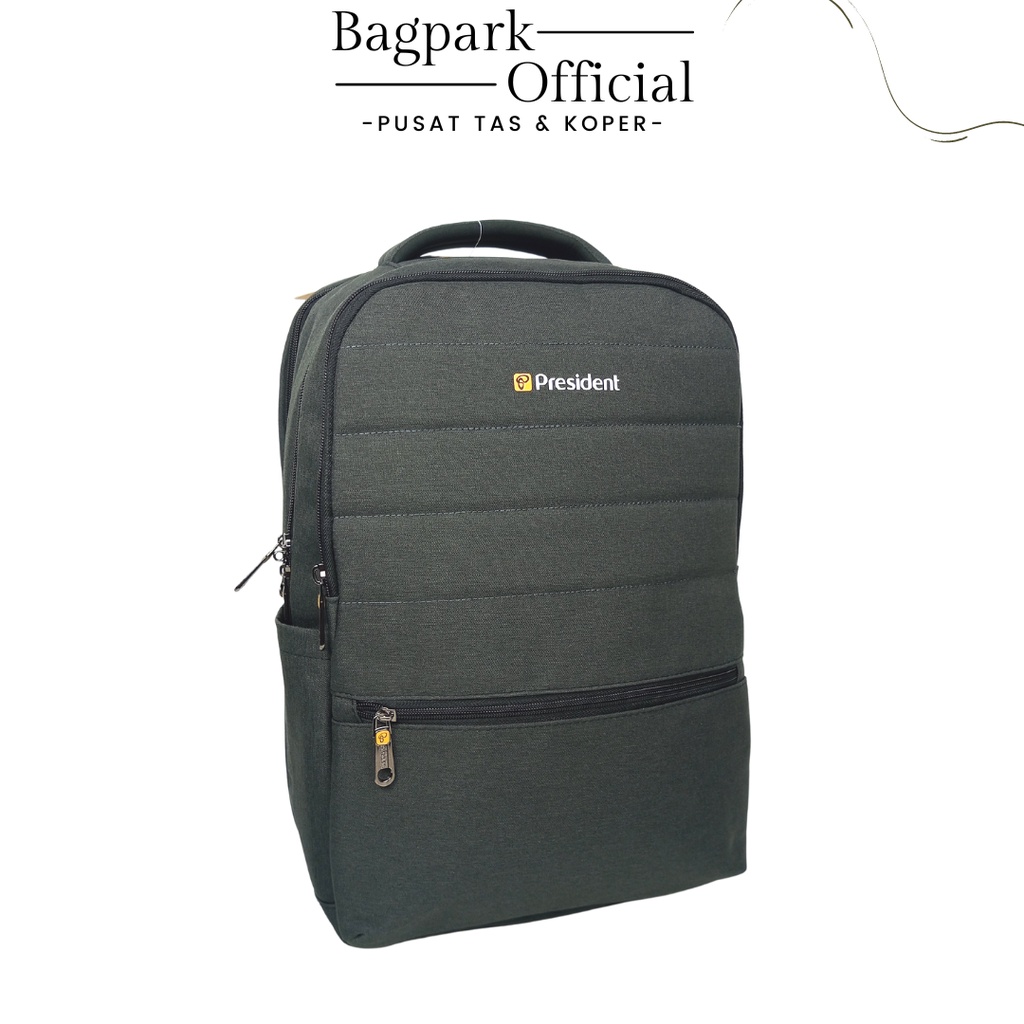 Tas Ransel Backpack Laptop Pria President Tas Laptop Remaja Dewasa Pria Import Tas Kerja Pria Tas Pria Free Rain Cover USB Terbaru