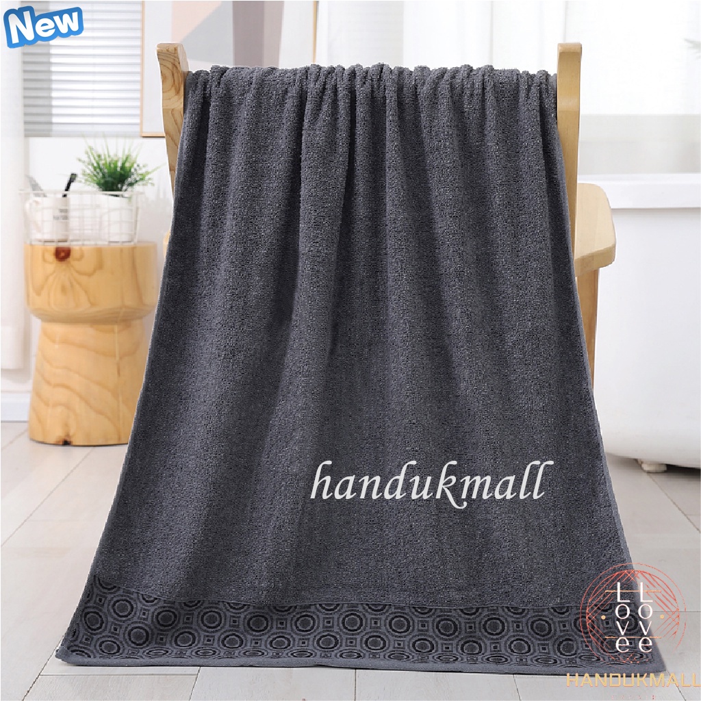 handuk mandi dewasa Ukuran Jumbo 80x160cm handuk Katun 100% Daya Serap Tinggi Motif NEVADA