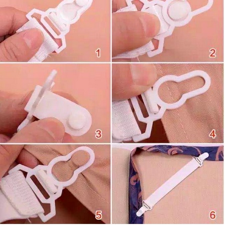 PENGAIT SPREI / SHEET GRIPPERS / KARET PENJEPIT JEPITAN SEPREI PENGENCANG SUDUT SEPRAI