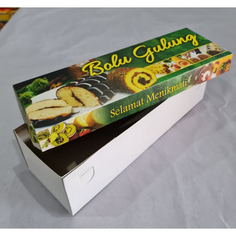 

Kotak Bolu Gulung 30*12*8/Dus Bolu Gulung/Kotak Kue/Dus Kue/Rolling Cake Box