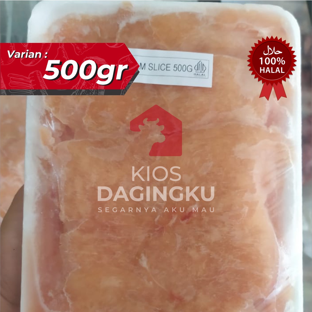 

Ayam Slice / Ayam Iris Tipis / Chicken Teriyaki & Sukiyaki - 500gr
