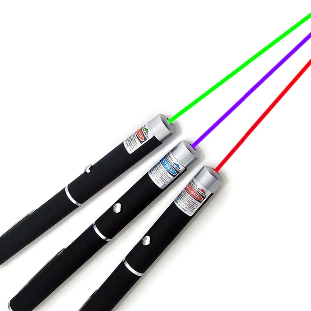 Taffware Laser Pointer Senter Pen Laser Laser Biru Merah Laser Blue Red Laser + Baterai AAA - ZY0001