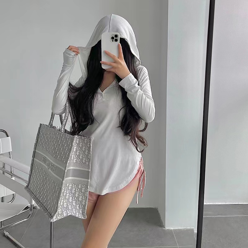 [Premium]Atasan Summer Loose Casual Long Sleeve Hoodie  7312 S/M/L