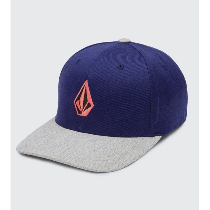 Topi Volcom Full Stone Xfit Cap blue