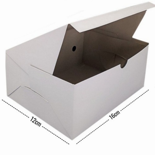 

KOTAK GS POLOS ISI 1PC/ DUS KUE/ SNACK BOX/ KARDUS POLOS/KOTAK MAKAN PERLEMBAR