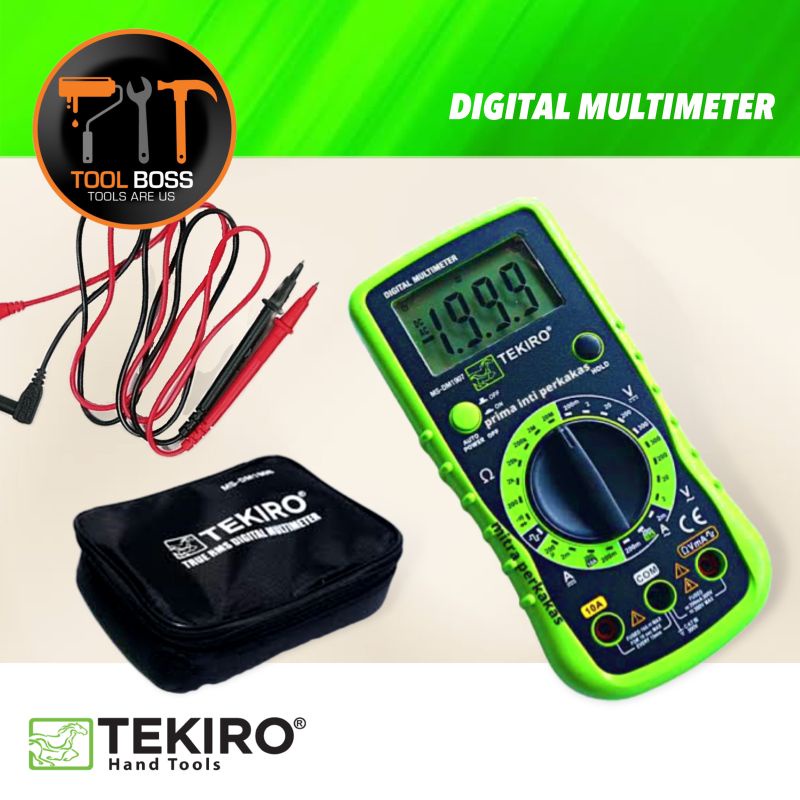 TEKIRO DIGITAL MULTIMETER - MULTI TESTER AVO METER DIGITAL