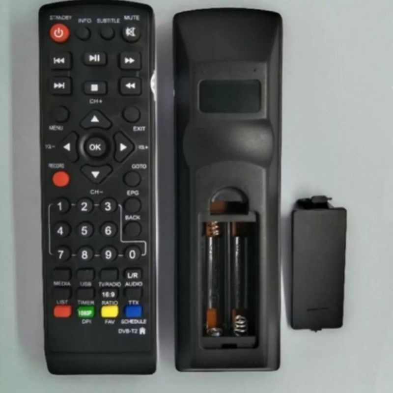 REMOTE SET TOP BOX DVB T2 LUBY NOISE EVERCROSS VENUS SUPERHD WELLHOME DLL