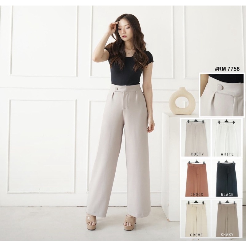 Kulot Alika | Bahan Scuba Uniqlo