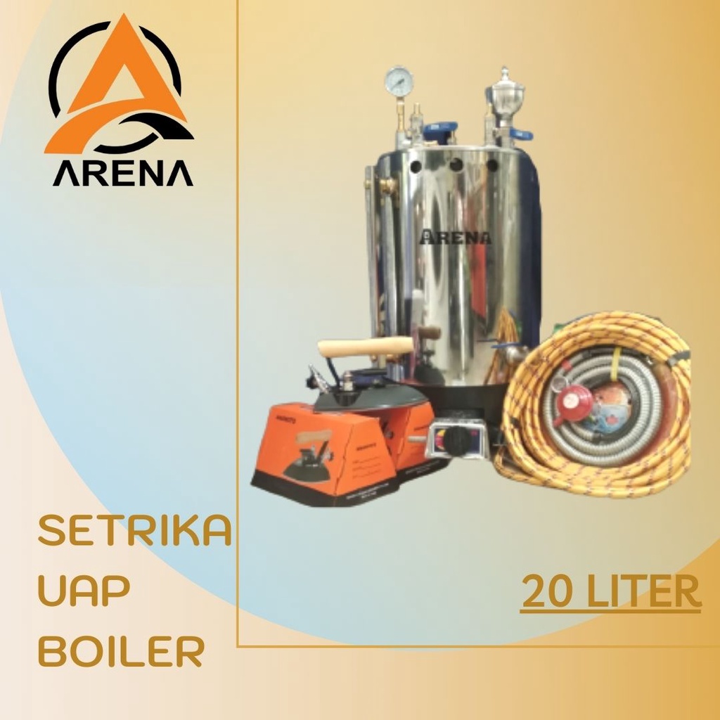 SETRIKA UAP BOILER 20 Liter GESER