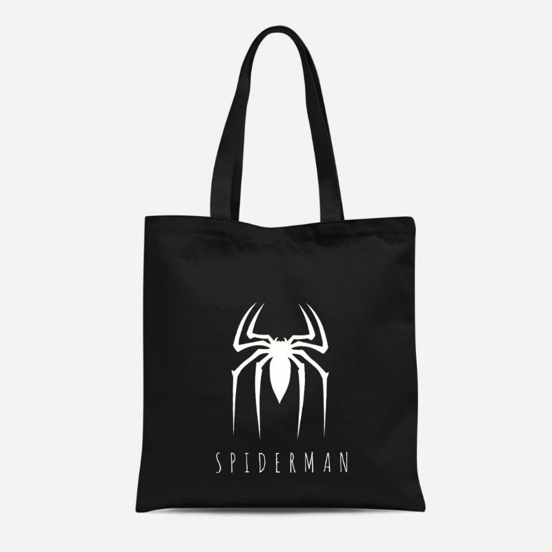 TOTE BAG KANVAS RESLETING SPIDERMAN PRIA WANITA MURAH KANVAS