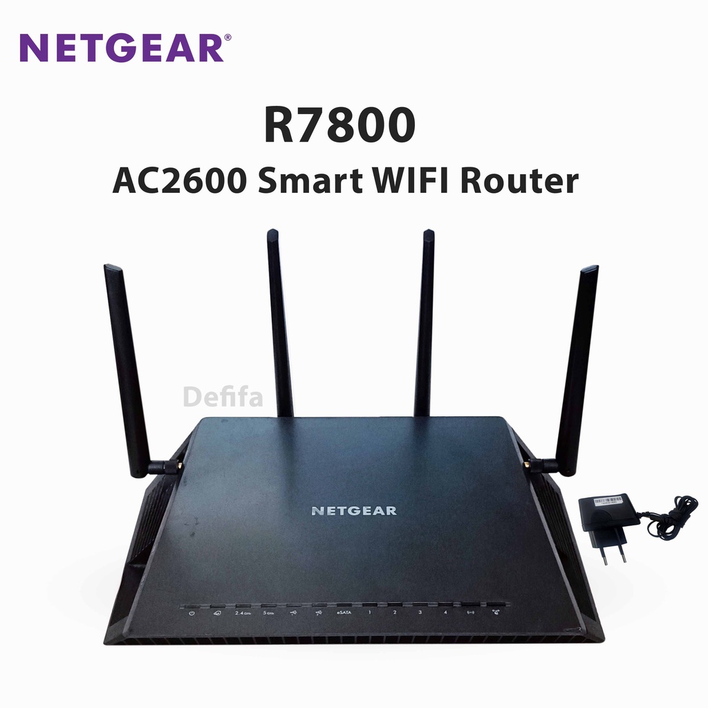 Netgear AC2600 WiFi Router R7800 Nighthawk X4S Dual-Band  with MU-MIMO