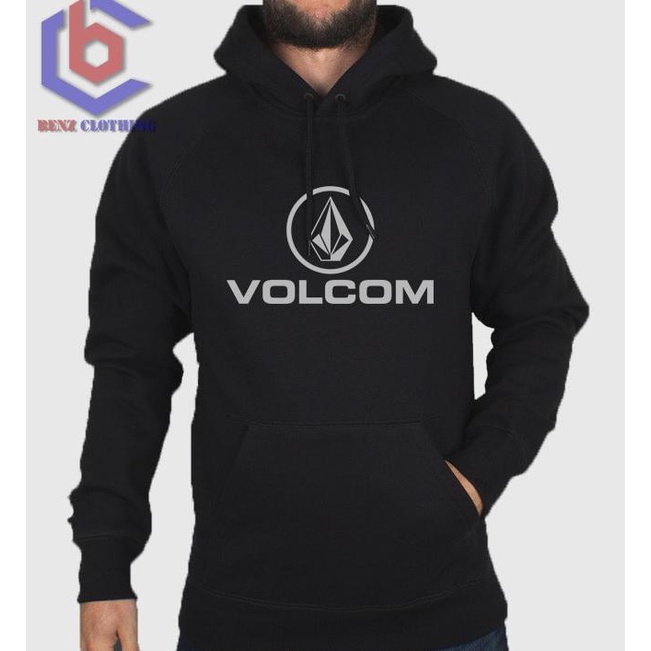 Jaket Hoodie Sweater Volcom Outerwear Pria Wanita Jumper Fleece Sablon Polos