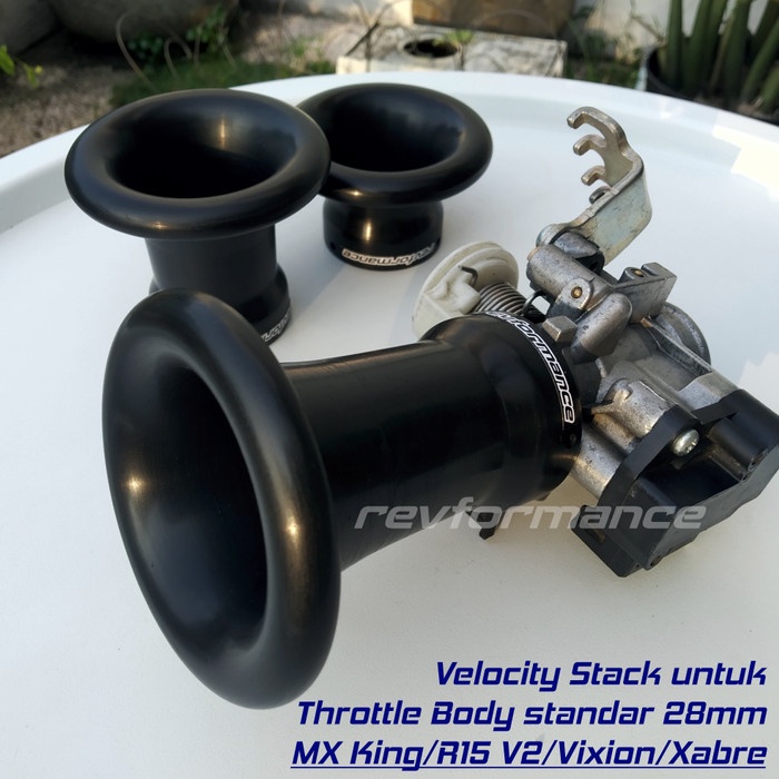 Velocity Stack Corong TB MX King R15 Vixion Revformance Velostreet