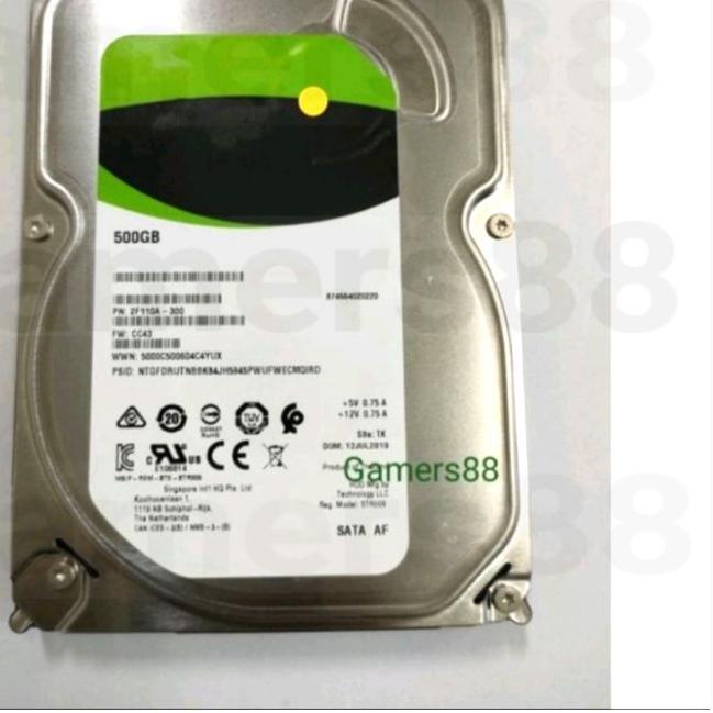✧ HDD 500GB HARDISK 500GB Hardisk PC 500GB Internal 7200RPM ➯