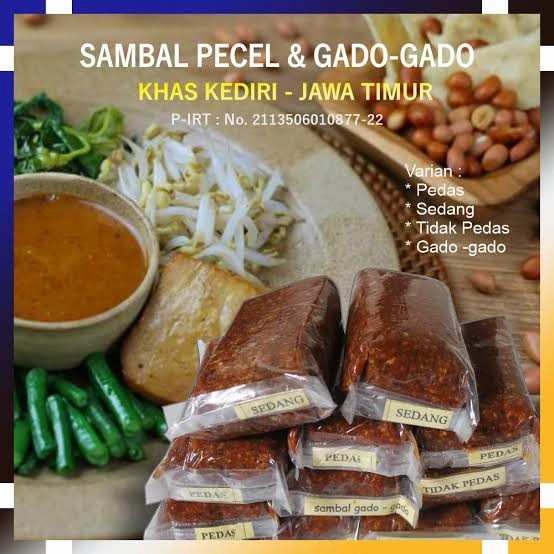 

#@#@#@#@] Sambal / Bumbu Pecel Sangrai Khas Kota Kediri Bumbu Gado Gado 1 kg