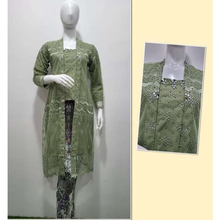 Permata Olshop / Kebaya Kutu Baru Payet / Kebaya Tunik Kutu Baru / Kebaya Busui Payet / Kebaya Wisuda / Kebaya Lamaran / Kebaya Pesta Payet Mewah