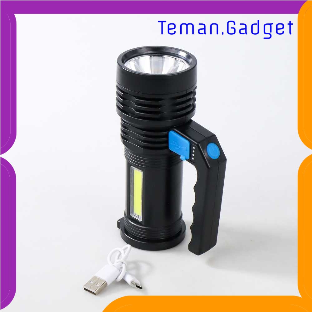 TG-SNT Pocketman Senter LED Flashlight Waterproof USB 3W  XPE + COB - SL05