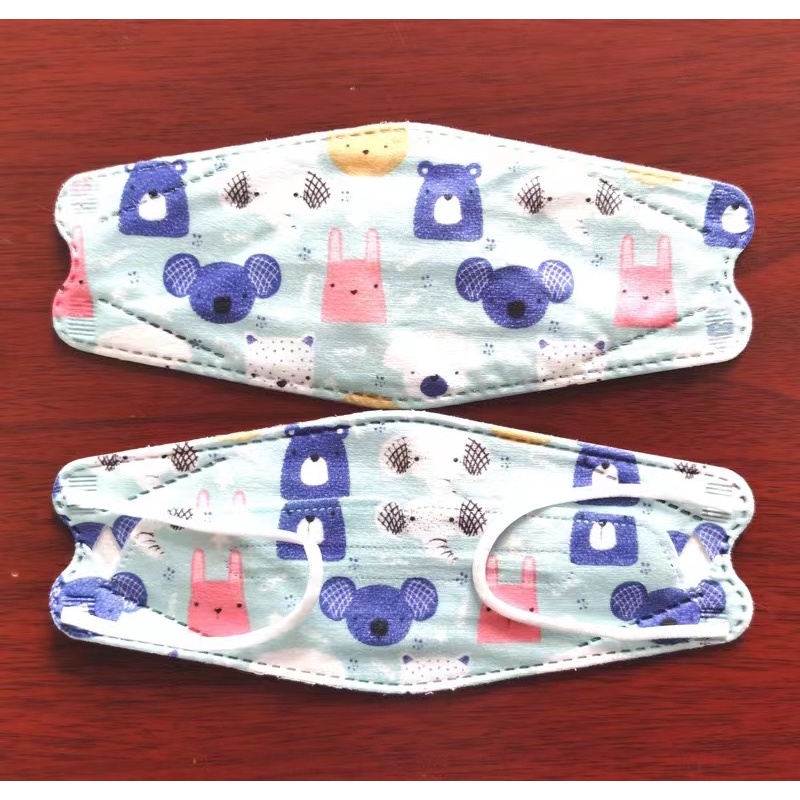 KF94 ANAK 4PLY MOTIF ISI 10PCS MASKER 4 PLY WARNA KARAKTER KF 94