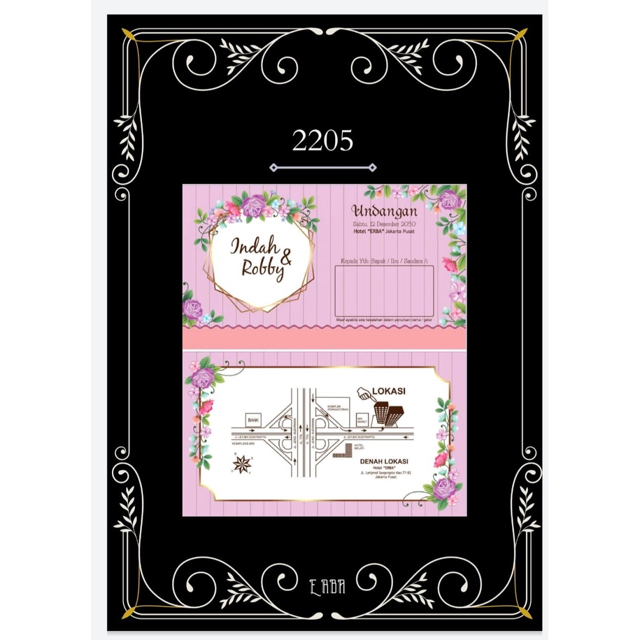 UNDANGAN PERNIKAHAN Erba 2205