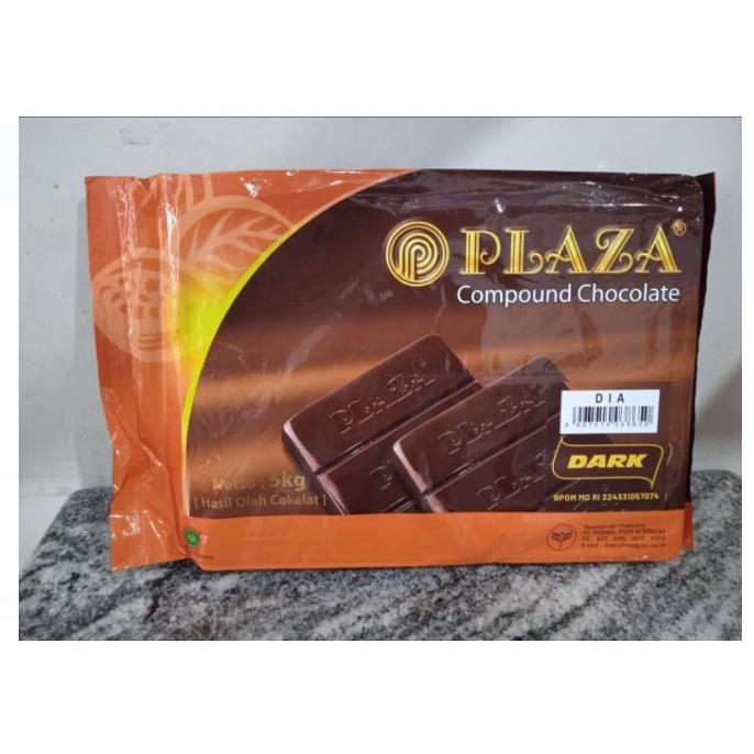 Plaza Chocolate Compound 5kg - Cokelat Gosend Grab Only