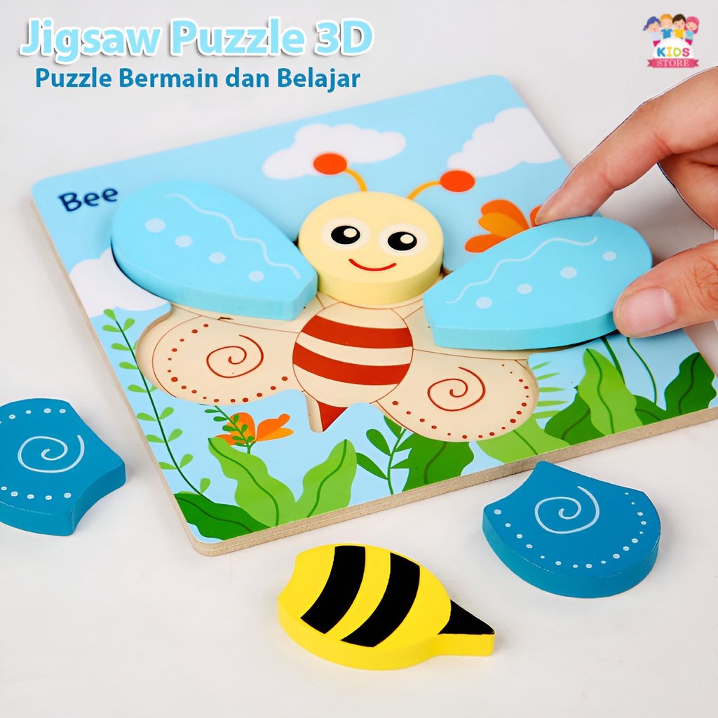 3D Jigsaw Puzzle | Bongkar Pasang Mainan Anak Edukatif | Mainan Terbaru 2023 | Hadiah Ultah | Mainan Seru Untuk Keluarga