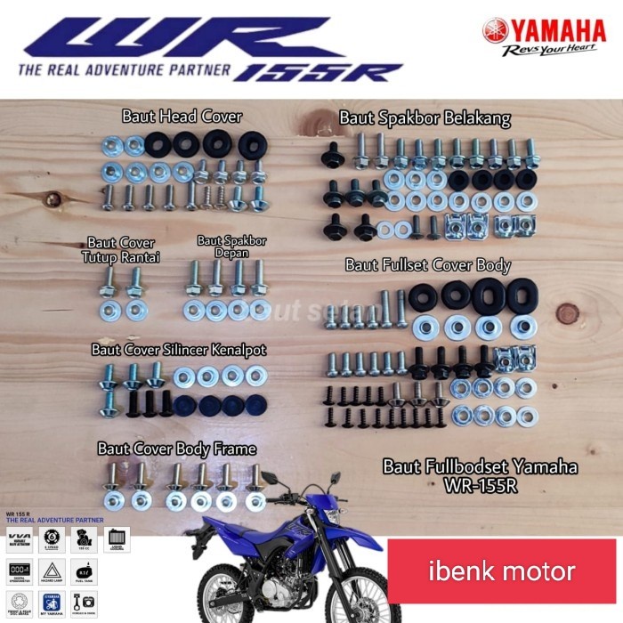 Baut Full Body Yamaha WR 155/Baut Full Body WR 155R