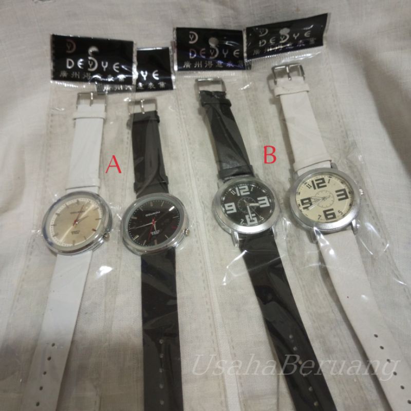Jam Tangan Fashion tanpa strap arloji wanita cewek