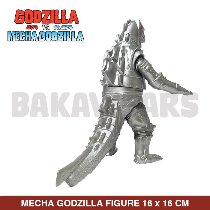 Figure Kaiju Klasik Mecha Godzilla 1974: Godzilla VS Mecha Godzilla Mainan Anak (bakawears)