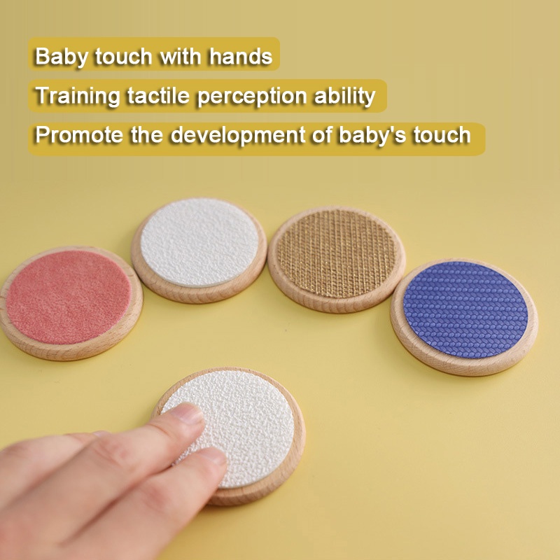 Mainan Sensory Anak Montessori Tactile Board Baby Touch Persepsi Tactile Classification Matching Game Edukasi Dini