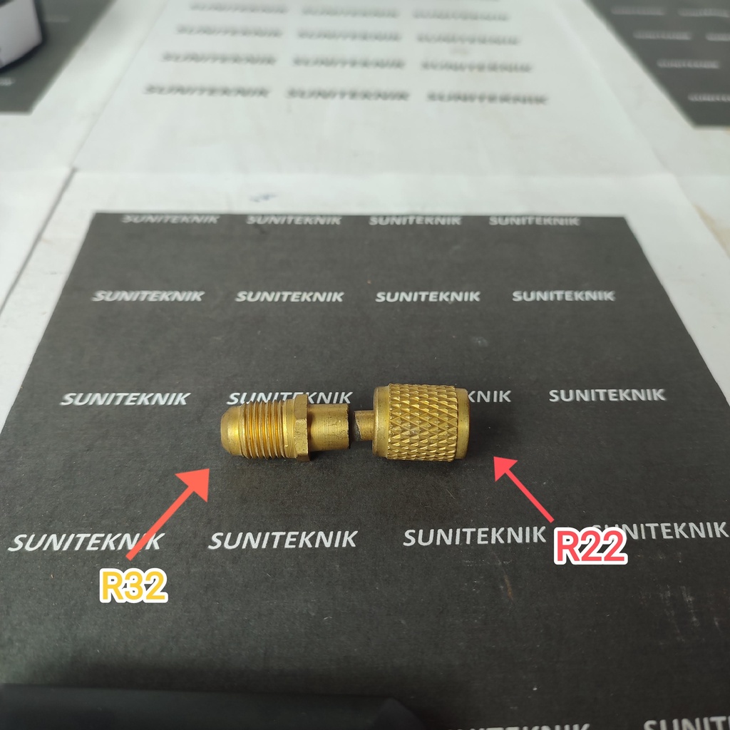 SAMBUNGAN KONVERTER napel adapter R22 ( DARI R32 KE R22 )