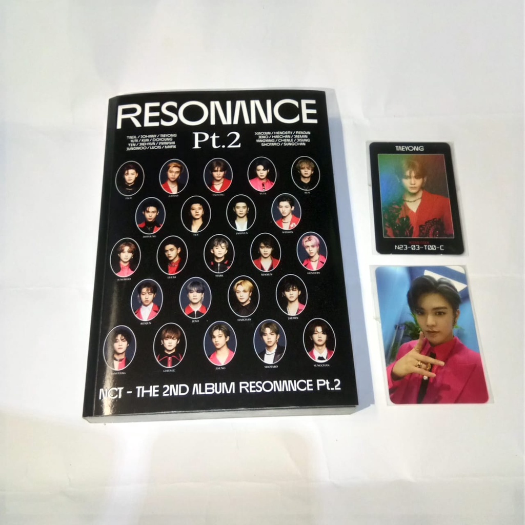 NCT 2020 resonance pt.2 arrival album unsealed taeyong yuta photocard access card
