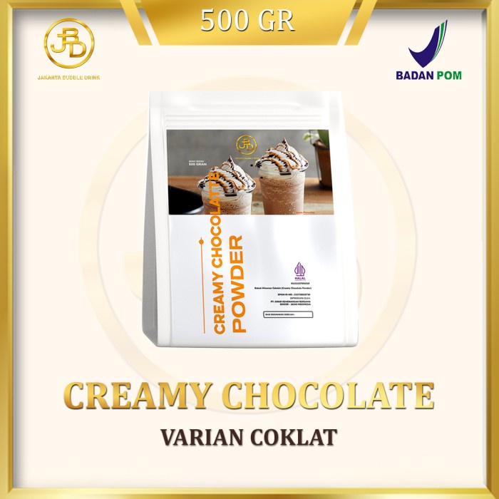 

[BISA COD] Bubuk Minuman Premium Creamy Chocolate 1Kg || Jakarta Bubble Drink - 500 gram