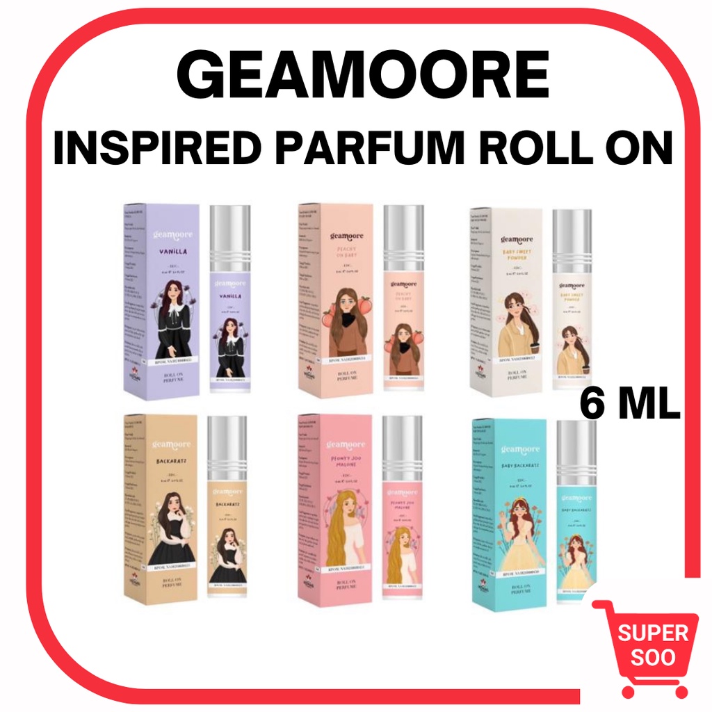 Geamoore Inspired Parfum Roll On 6 ml Geamoore Inspired Perfume Pewangi badan Wewangian Roll on BPOM