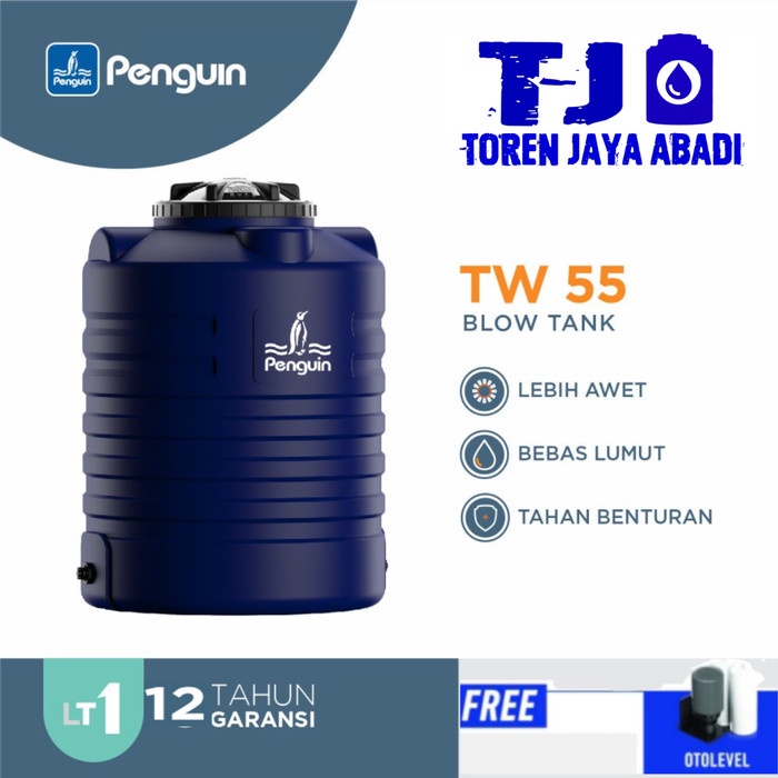 Toren Tandon / Toren / Tangki Air Blow Penguin Tw 55 - 500 Liter