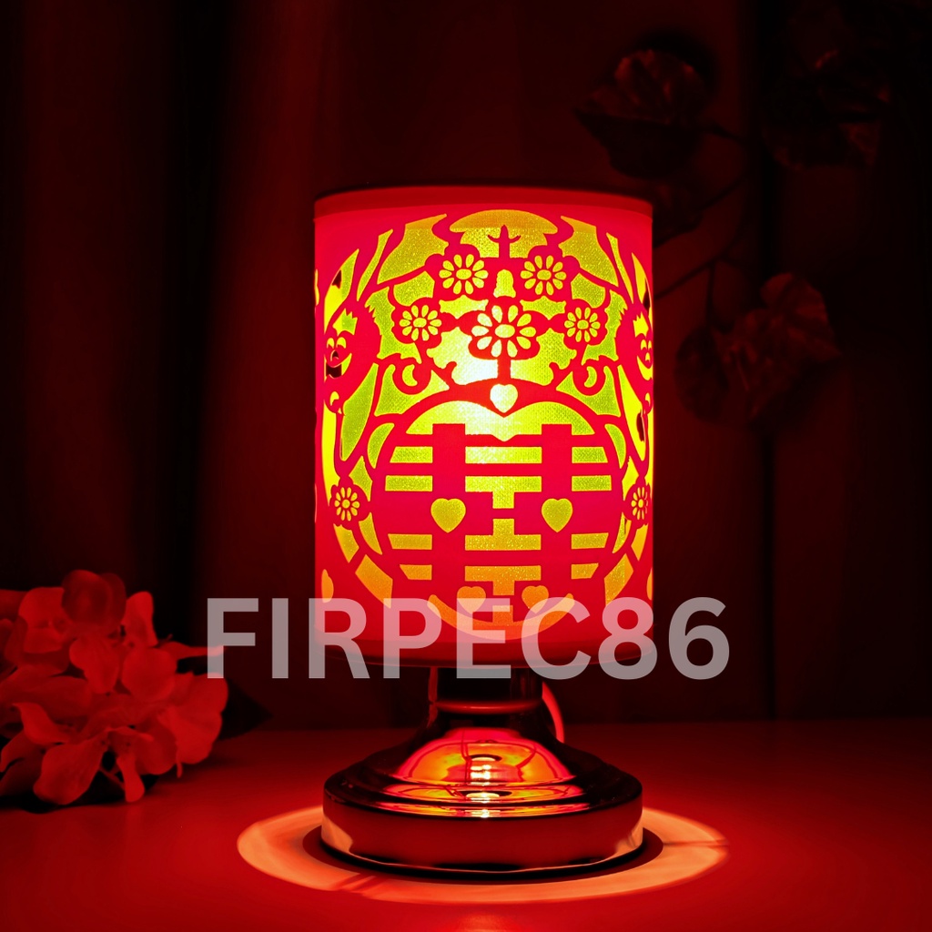 Lampu Wedding Sangjit Listrik Chinese Wedding Shuangxi, Lamaran LSB-03