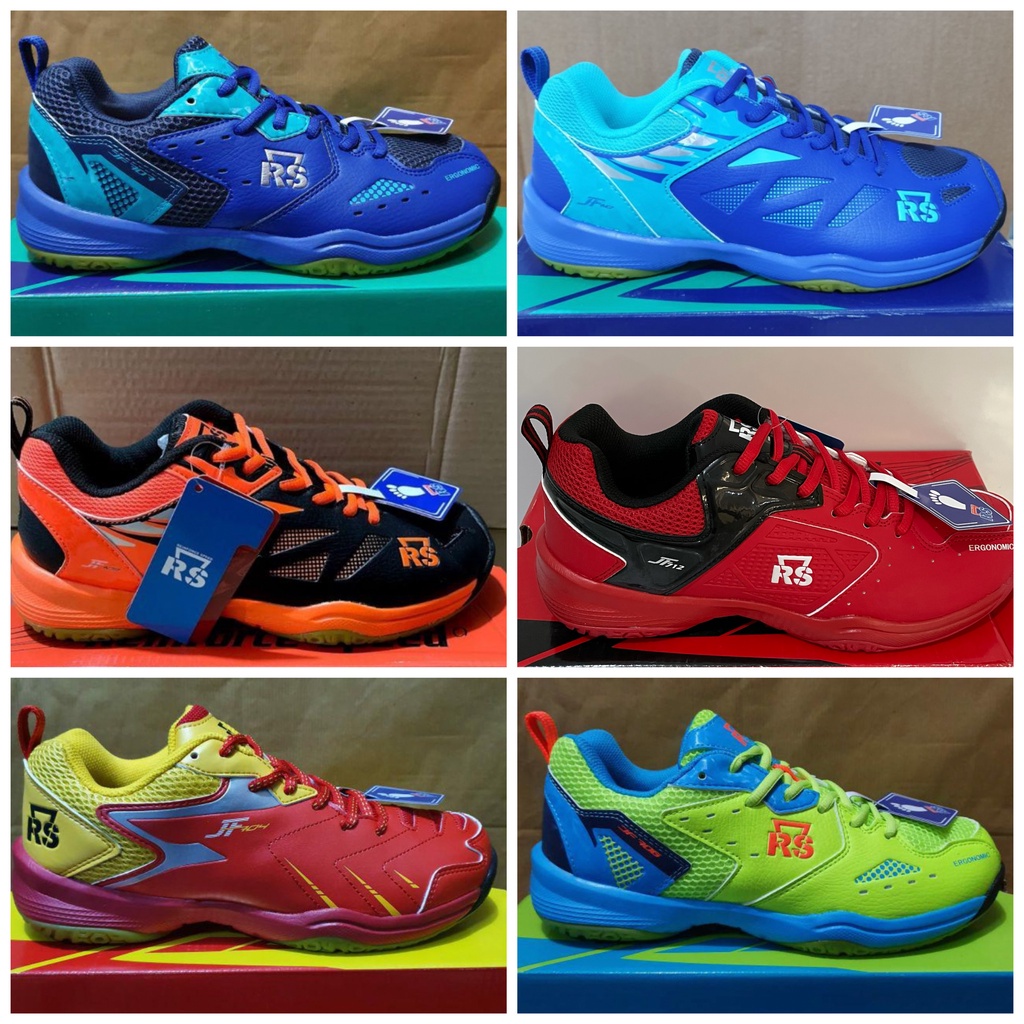 [BOLEH TUKAR UKURAN] RS Jeffer JF  704 705 706 707 708 709 710 712 714 Sepatu Badminton Original