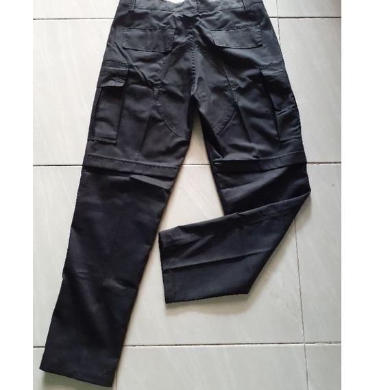 Celana alpin hitam | Celana punk | cargo panjang kempol ▪ BW.11Ja23ᴷ