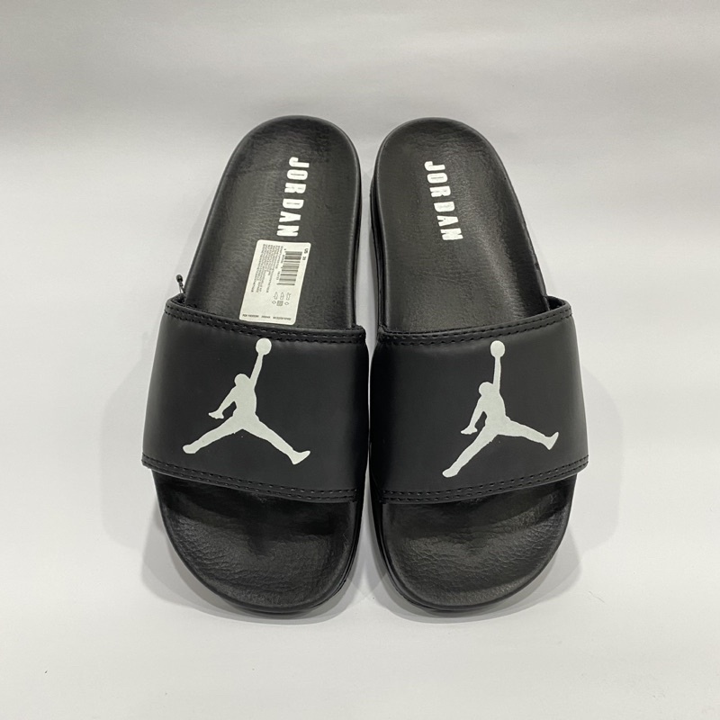 Sandal Slide Nike Jordan / Sendal Selop / Sandal Slop Pria Wanita - Black White
